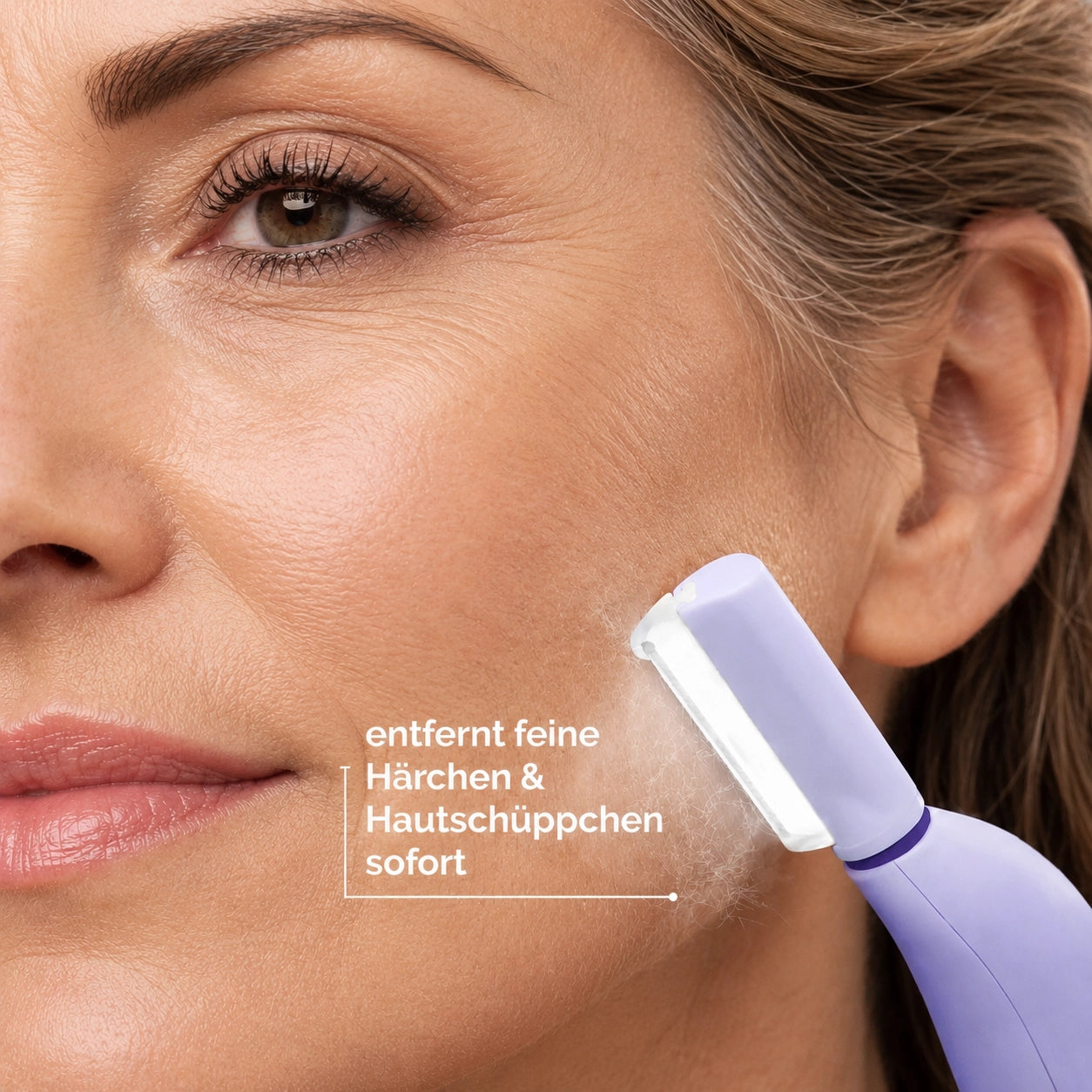 Sanftes Sonic-Dermaplaning für Frauen über 50