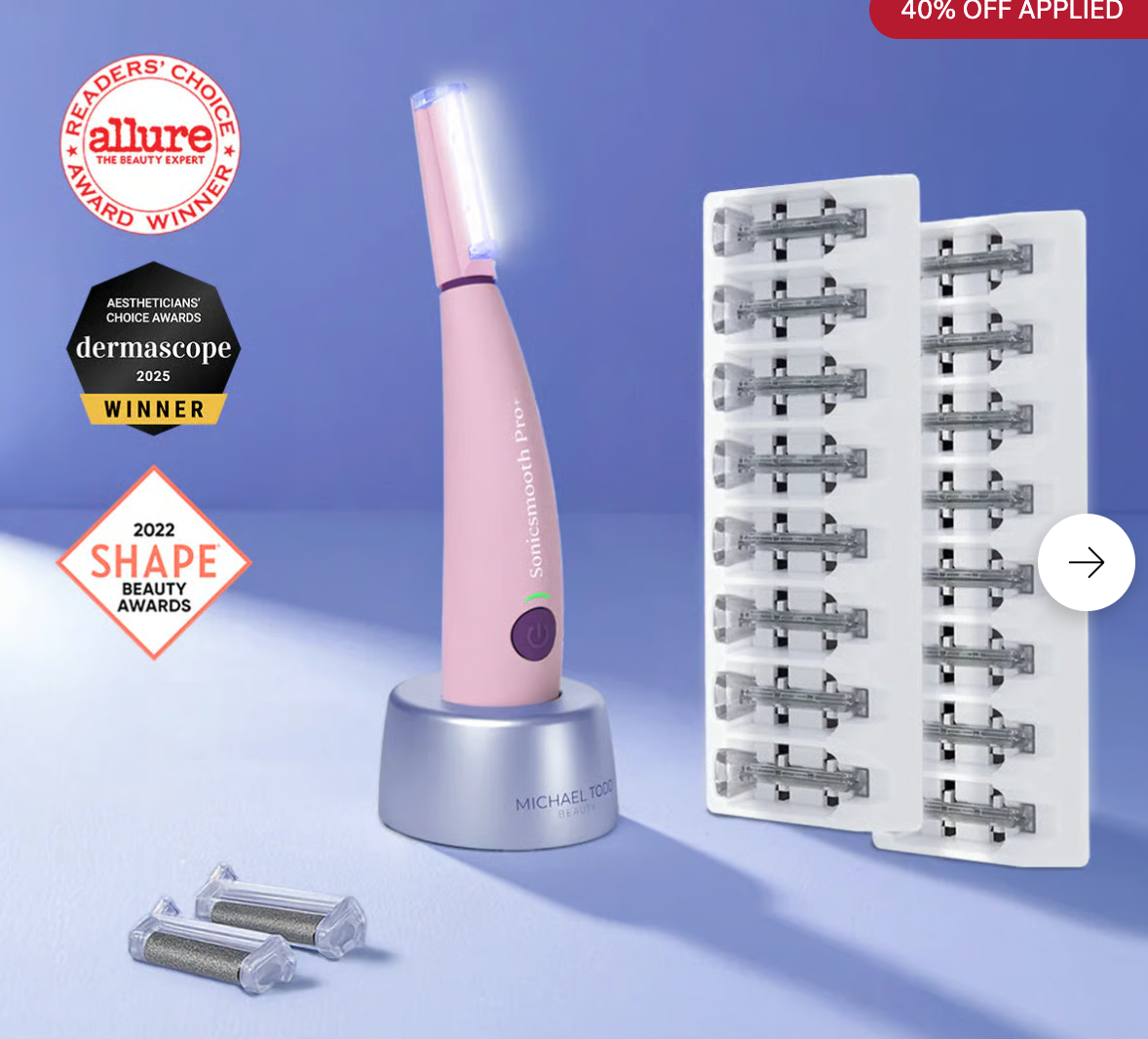 Sanftes Sonic-Dermaplaning für Frauen über 50