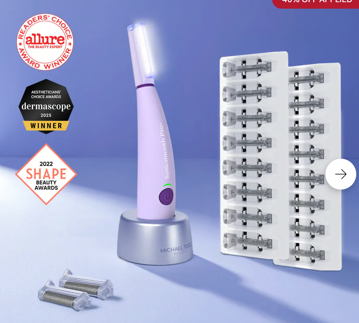 Sanftes Sonic-Dermaplaning für Frauen über 50
